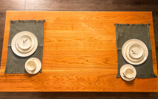 Cherry Japanese low dining floor table