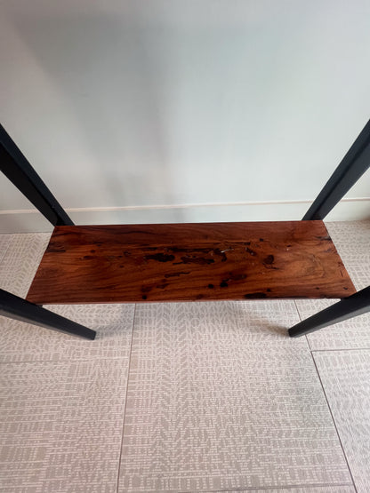 Mahogany wood console table