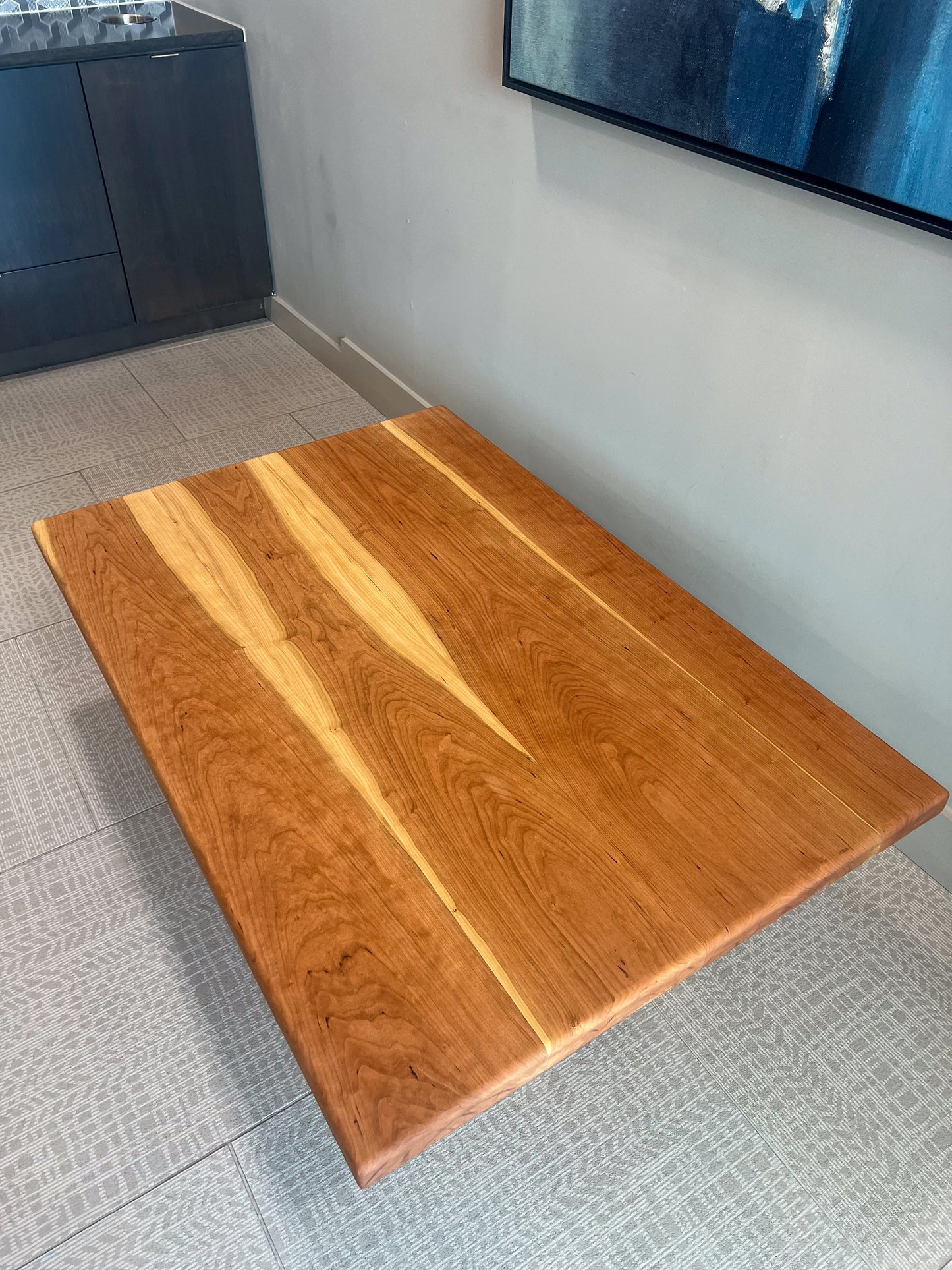 Cherry Japanese low dining floor table