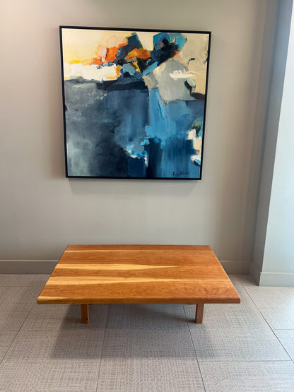 Cherry Japanese low dining floor table