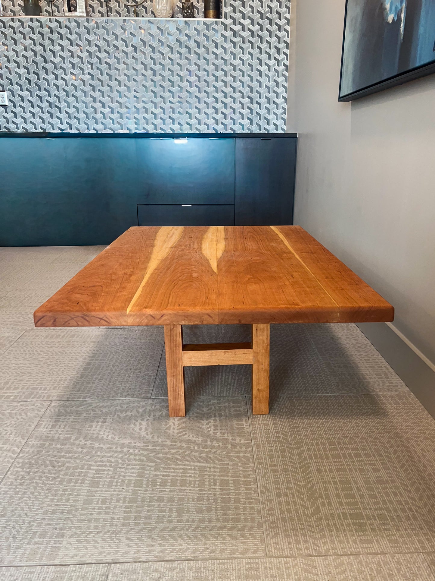 Cherry Japanese low dining floor table